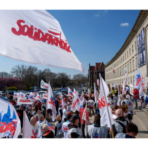 Read more about the article Protest dolnośląskiej Solidarności we Wrocławiu (9)