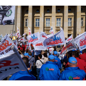 Read more about the article Protest dolnośląskiej Solidarności we Wrocławiu (16)