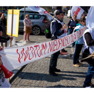 Read more about the article Protest dolnośląskiej Solidarności we Wrocławiu (17)