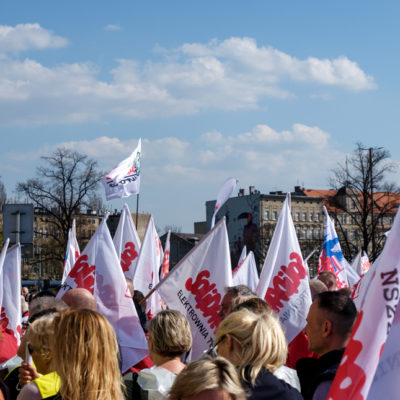 Read more about the article Protest dolnośląskiej Solidarności we Wrocławiu (28)